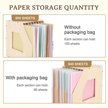 Caydo 4 Pack Scrapbook Paper Storage Organizer - Caydo