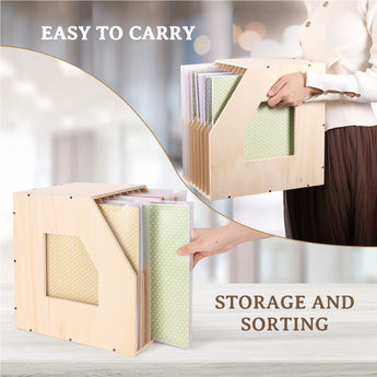 Caydo 4 Pack Scrapbook Paper Storage Organizer - Caydo