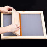 Caydo 3 Pieces 3 Size Wood Silk Screen Printing Frame - Caydo