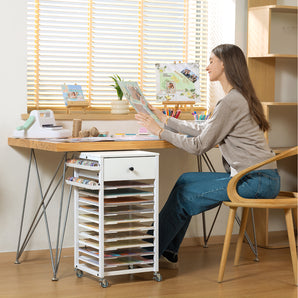 Caydo Paper Storage Cart Whit Silent Wheels - Caydo