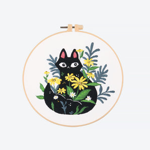 Cat Embroidery Kit - Caydo