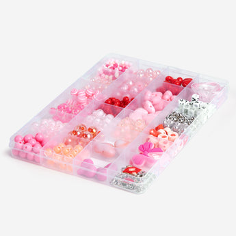 Valentine's Day Pink Beads Set - Caydo