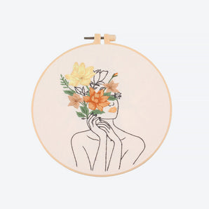 Embroidery Kit - Lady